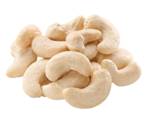 Close up of cashews